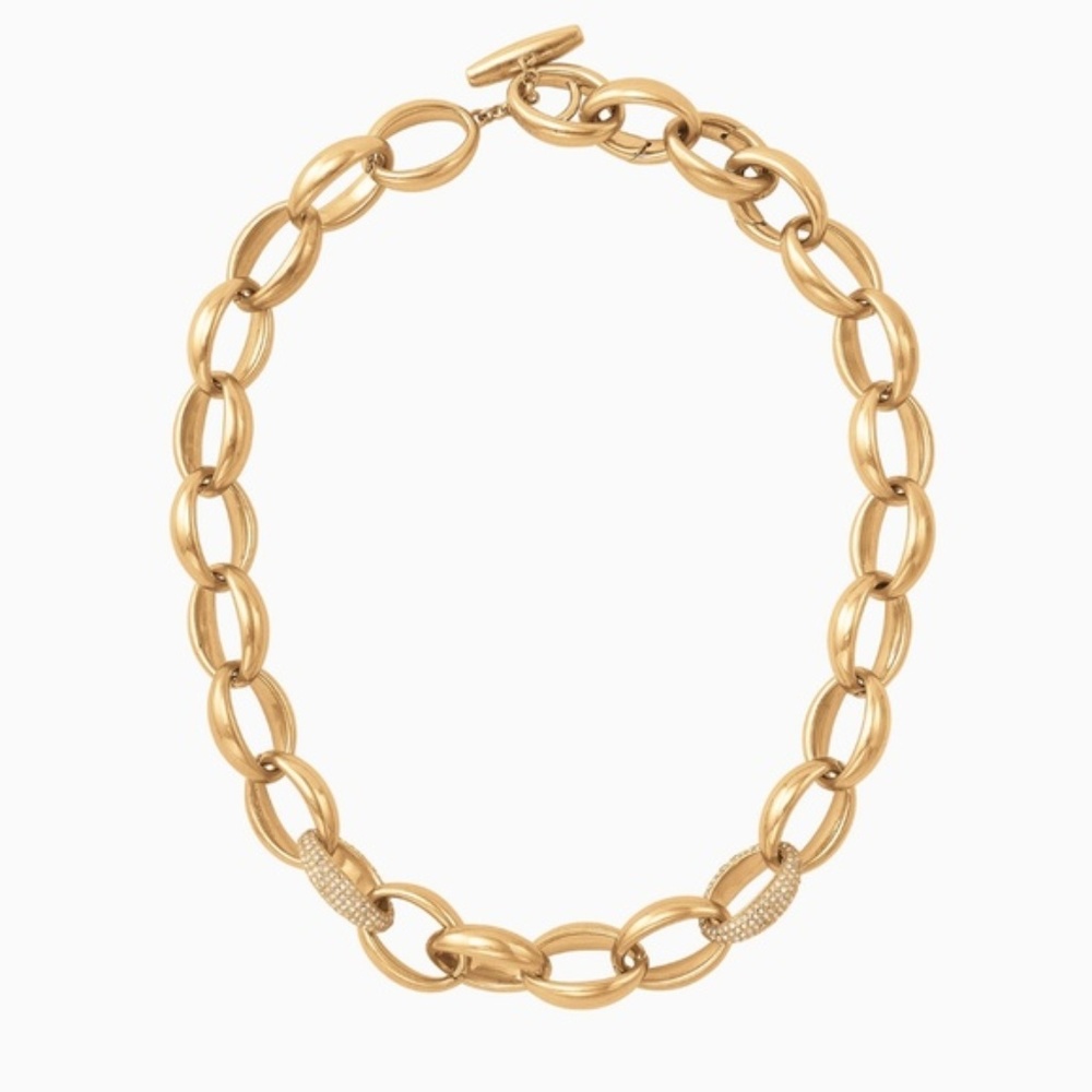 Stella & Dot Pave Chain Necklace  & Bracelet